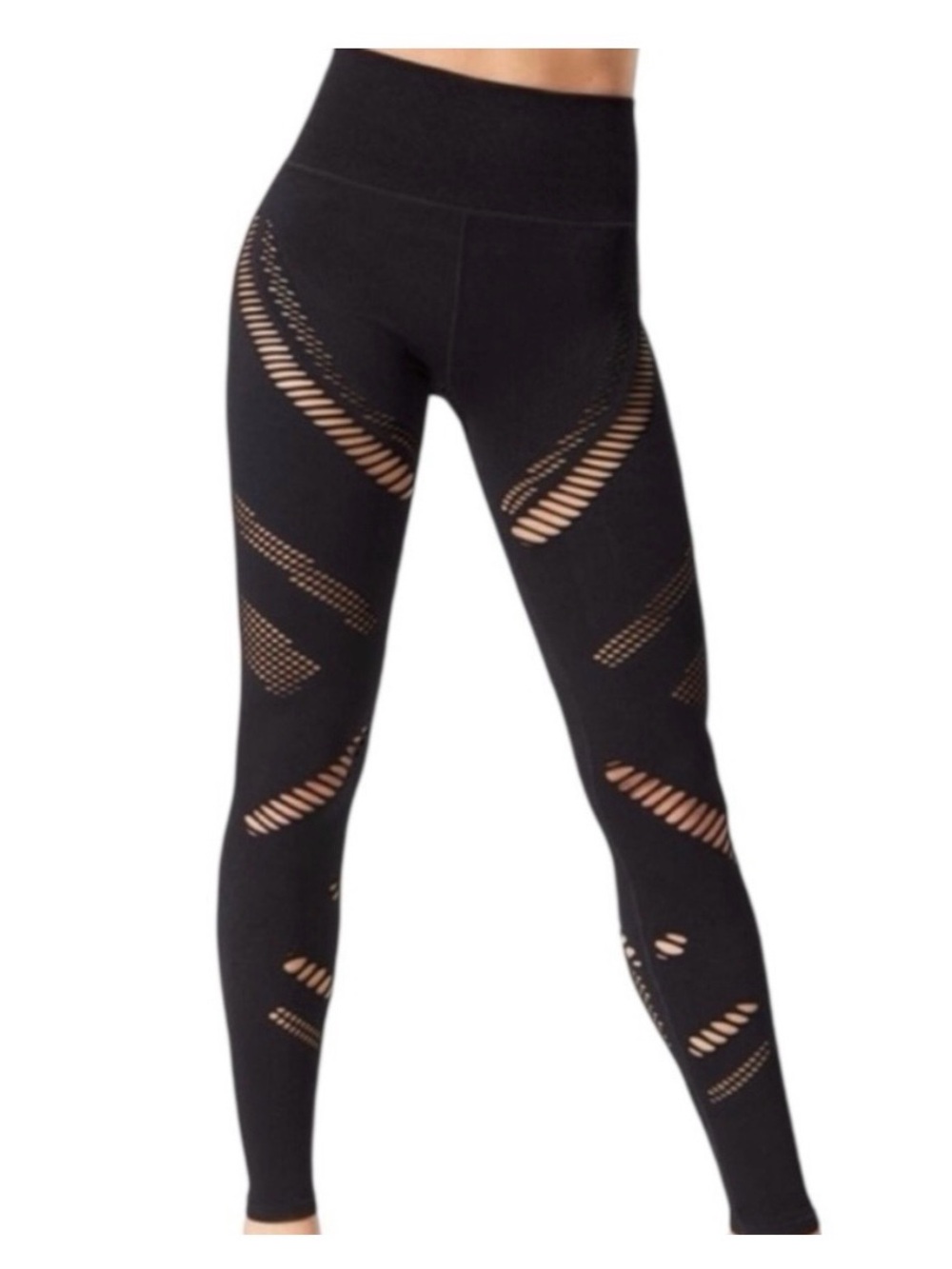 ALO Yoga Black High-Waist Cutout Leggings